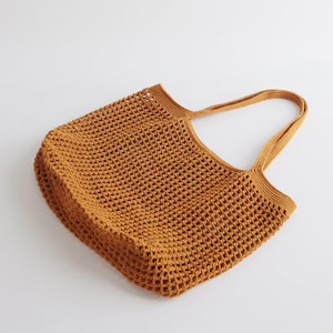 DIY crochet bag pattern Beach Net Bag downloadable pattern only, great for summer, vacation and gift, Easy to make, beginner level image 7