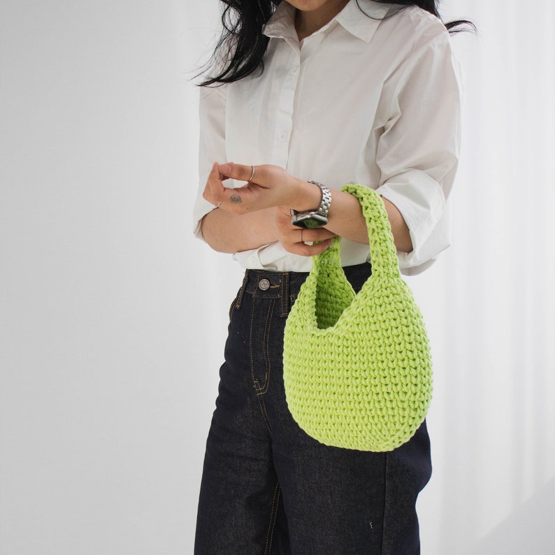 DIY Crochet Bag Pattern Emilli Egg Bag Downloadable Pattern - Etsy