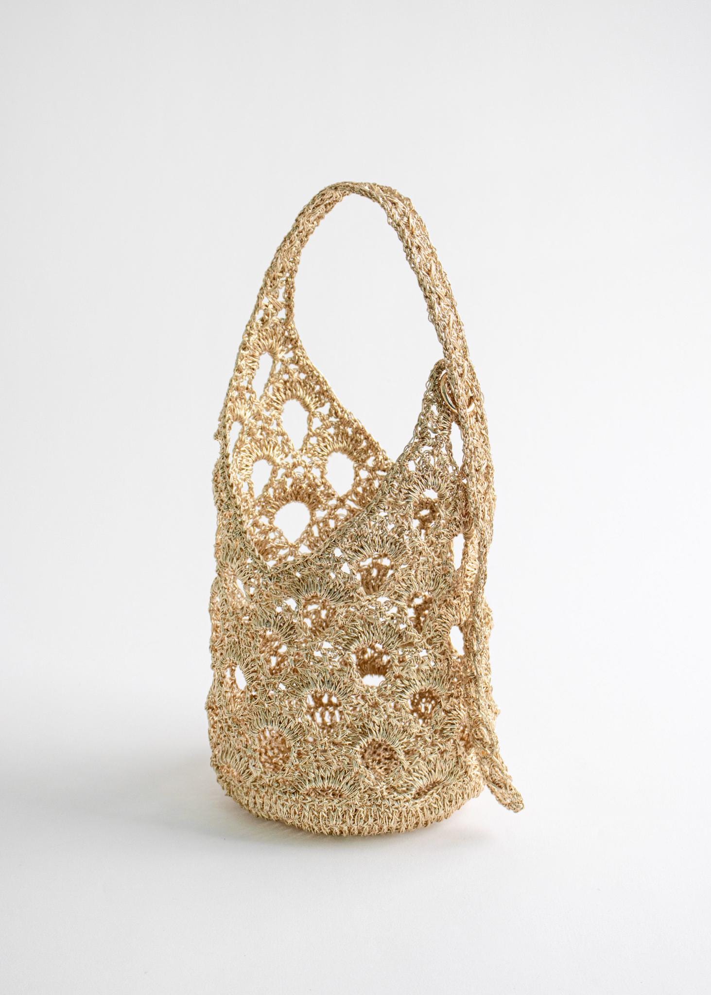 DIY Crochet Bag Pattern - Metallic Play Code Olive Bag Downloadable ...