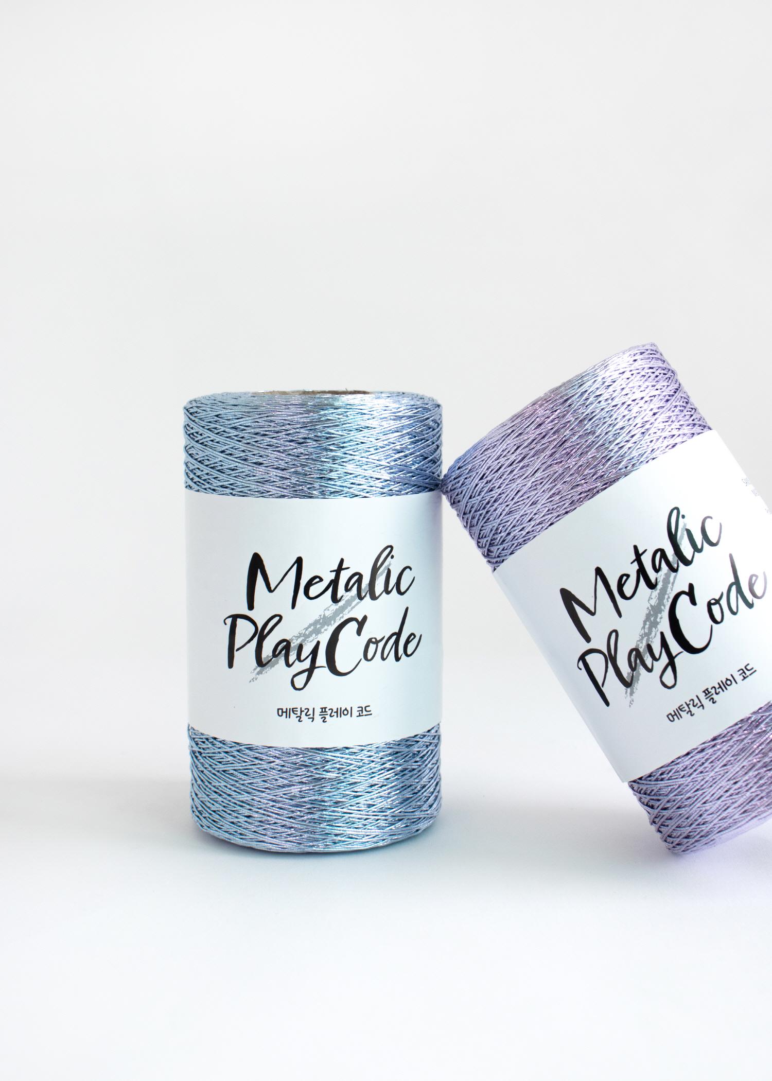 Metallic Play Code Yarns (250g) : Crochet, Knitting and More, Polyester ...