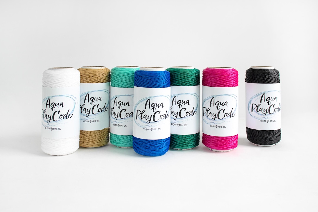 Aqua Play Code Yarn (50g) : Crochet, Knitting and More, Polyethylene ...
