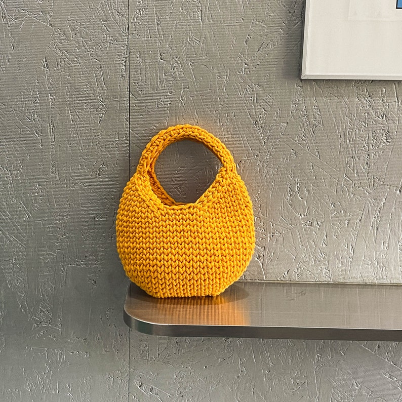 DIY Crochet Bag Pattern Emilli Egg Bag Downloadable Pattern - Etsy