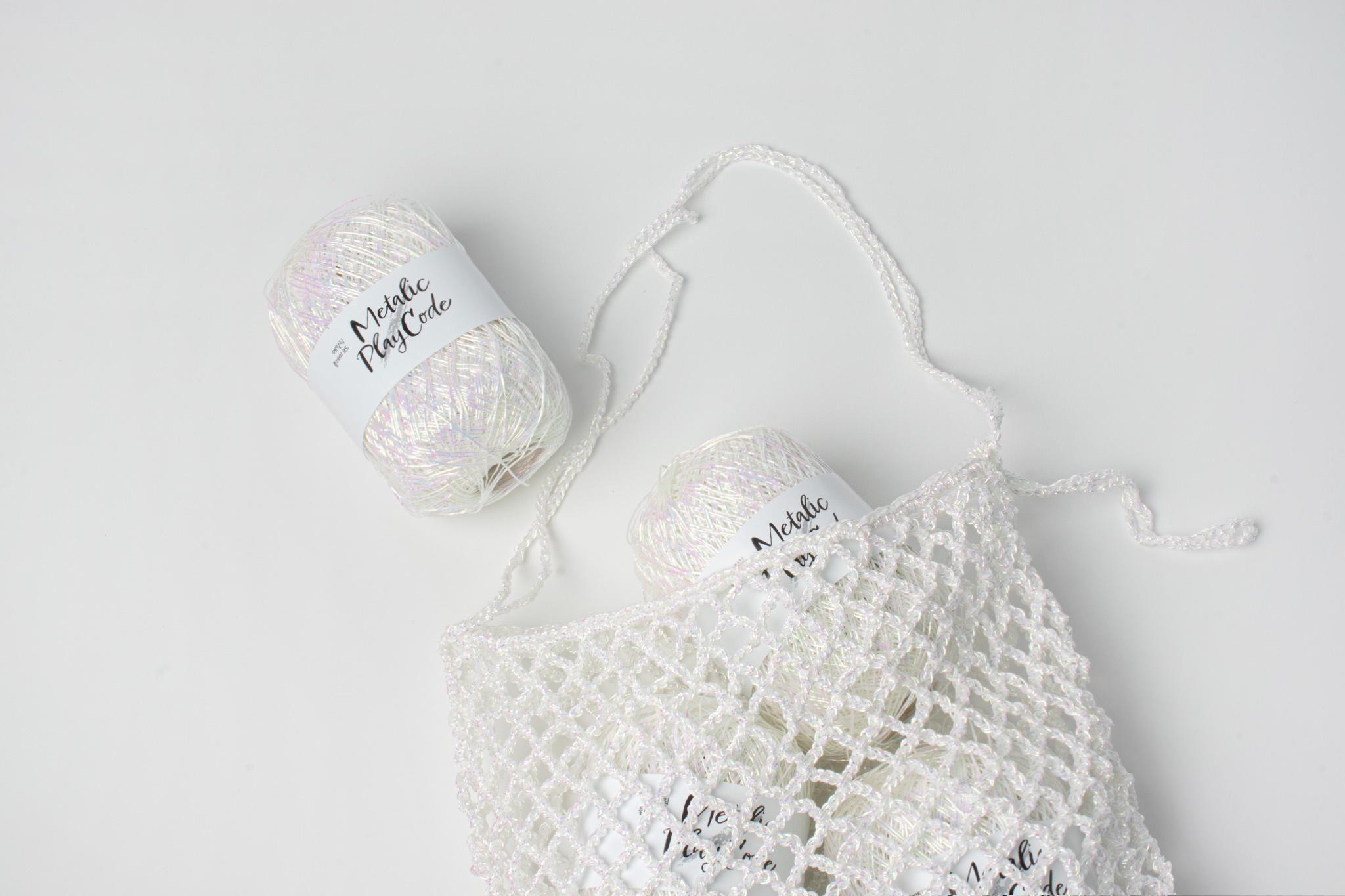 Metallic Play Code Yarns (250g) : Crochet, Knitting and More, Polyester ...