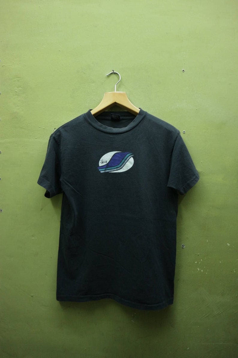 Vintage Stussy Shirt Big Logo Single 