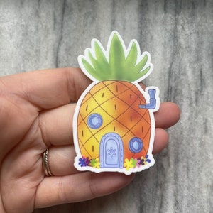 Pineapple House Sticker | Laptop Sticker | Notebook Sticker | Vinyl Sticker | Waterproof Sticker