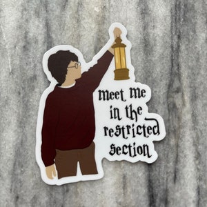 Restricted Section Sticker | Laptop Sticker | Notebook Sticker | Vinyl Sticker | Waterproof Sticker