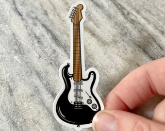 Guitar Sticker | Laptop Sticker | Notebook Sticker | Vinyl Sticker | Waterproof Sticker