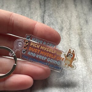 Mental Health Checklist Keychain - Etsy