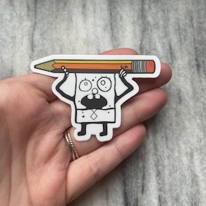 Doodle boy Sticker | Laptop Sticker | Notebook Sticker | Vinyl Sticker | Waterproof Sticker