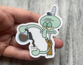 Grumpy Coffee Sticker | Laptop Sticker | Notebook Sticker | Vinyl Sticker | Waterproof Sticker