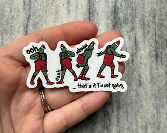 I’m Not Going Christmas Sticker | Laptop Sticker | Notebook Sticker | Vinyl Sticker | Waterproof Sticker