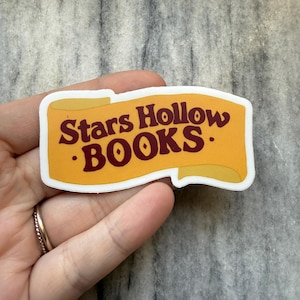 StarsHollow Books Vinyl Waterproof Sticker