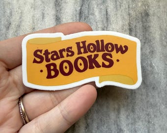 StarsHollow Books Vinyl Waterproof Sticker