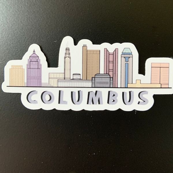 Columbus Ohio Skyline Magnet