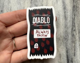 Taco Bell Diablo Sauce Packet Sticker | Laptop Sticker | Notebook Sticker | Vinyl Sticker | Waterproof Sticker