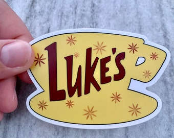 Luke's Sticker | Laptop Sticker | Notebook Sticker | Vinyl Sticker | Waterproof Sticker