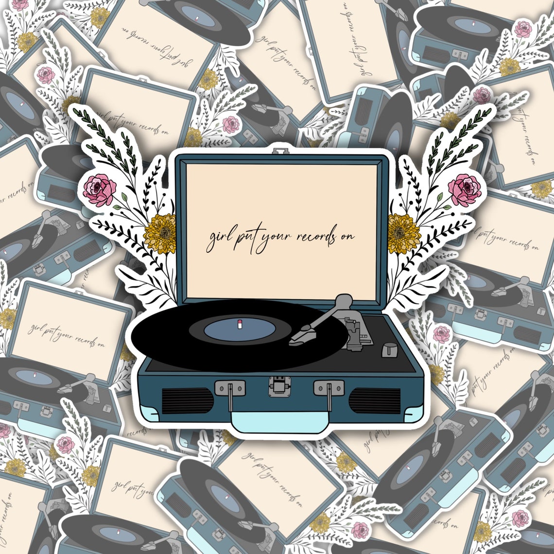 girl put your records on