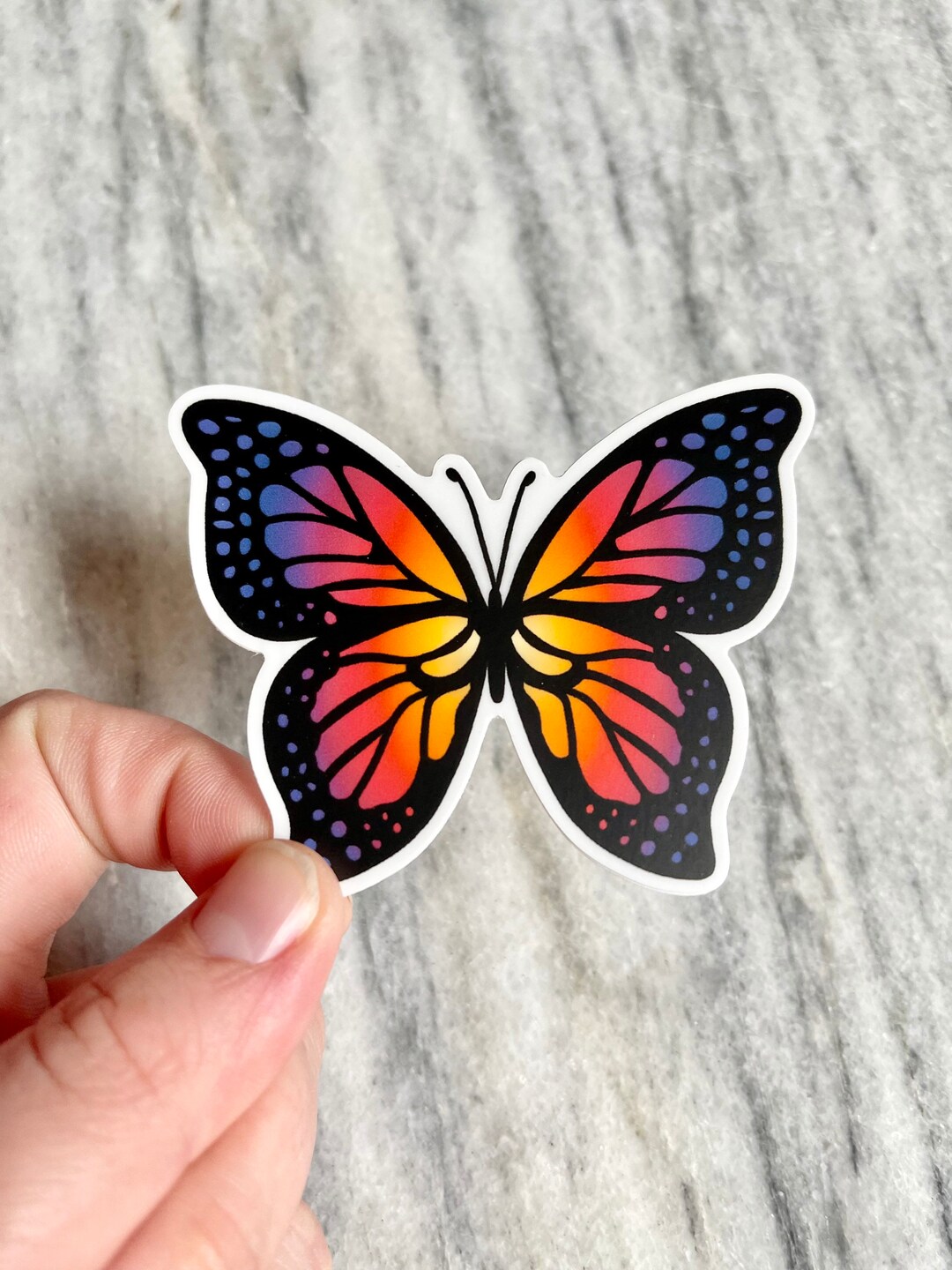 Butterfly Sticker | Laptop Sticker | Notebook Sticker | Vinyl Sticker ...