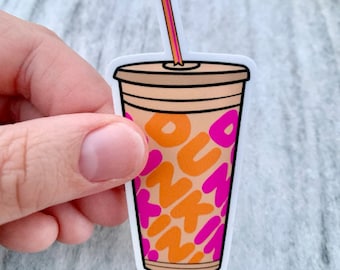 アイスコーヒーに浸すステッカー | ラップトップステッカー | ノートブックステッカー | ビニールステッカー | 防水ステッカー