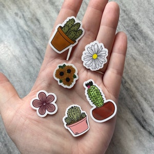 Botanical Mini Sticker Pack (6 Mini Stickers)