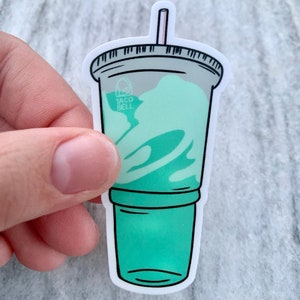 Taco Bell Baja Blast Sticker | Laptop Sticker | Notebook Sticker | Vinyl Sticker | Waterproof Sticker