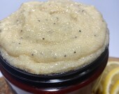 Natural YONI scrub Lemon Poppy Seed Scrub Brighten and Lighten scrub ingrown hair treatment Glowin Skin Pretty Kitty Perfect Scrub
