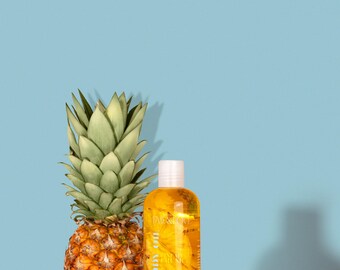 Pineapple Body Oil – Hydrating & Nourishing Skincare for Soft, Glowing Skin – Lightweight, Fast-Absorbing Moisturizer with Tropical Scent
