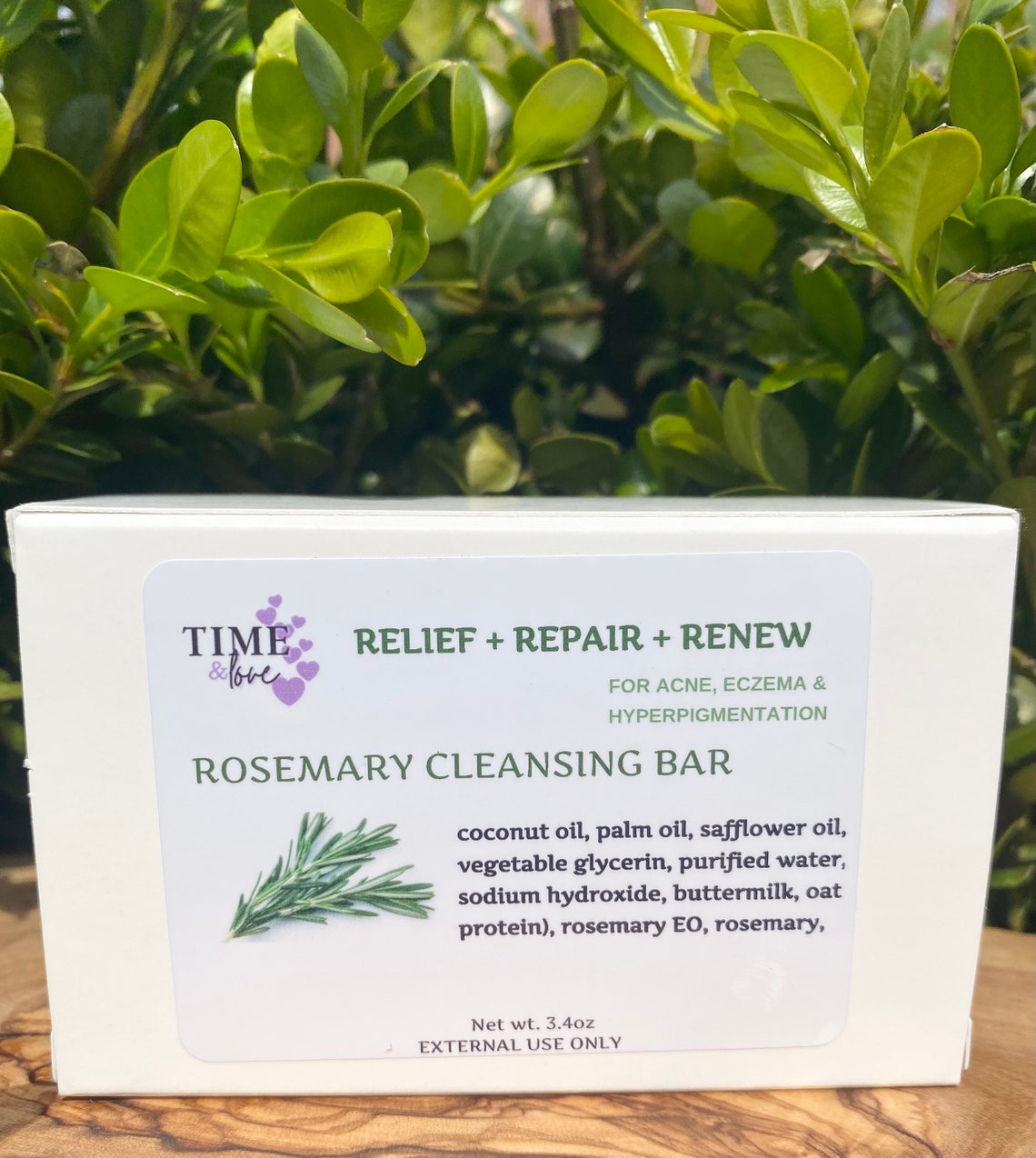 Rosemary Facial Kit Relief Repair Renew Acne Etsy