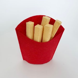 Felt Fries / Pretend play kitchen set
