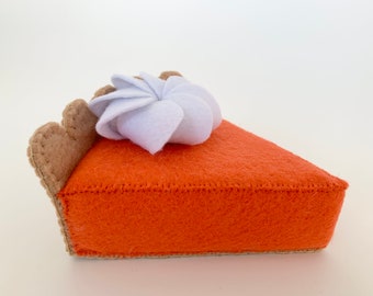 Felt Pumpkin Pie, Pretend play toy