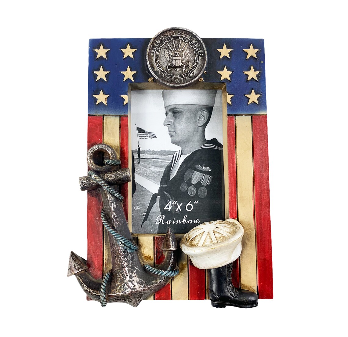 Urbalabs US Military Navy Picture Frame 4 x 6 Etsy