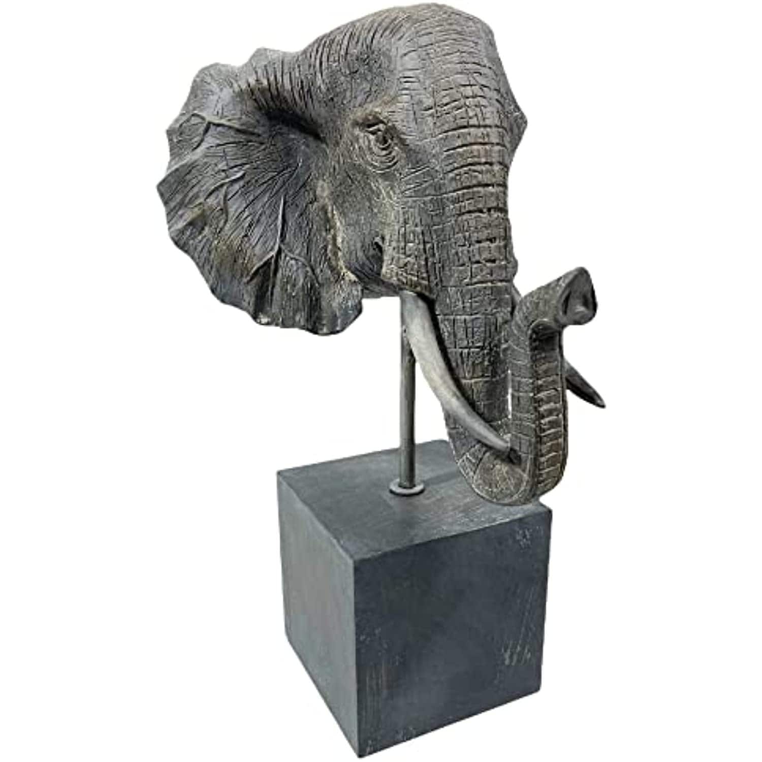 Urbalabs Modern Minimalist 16 Inch Elephant Sculpture Table | Etsy