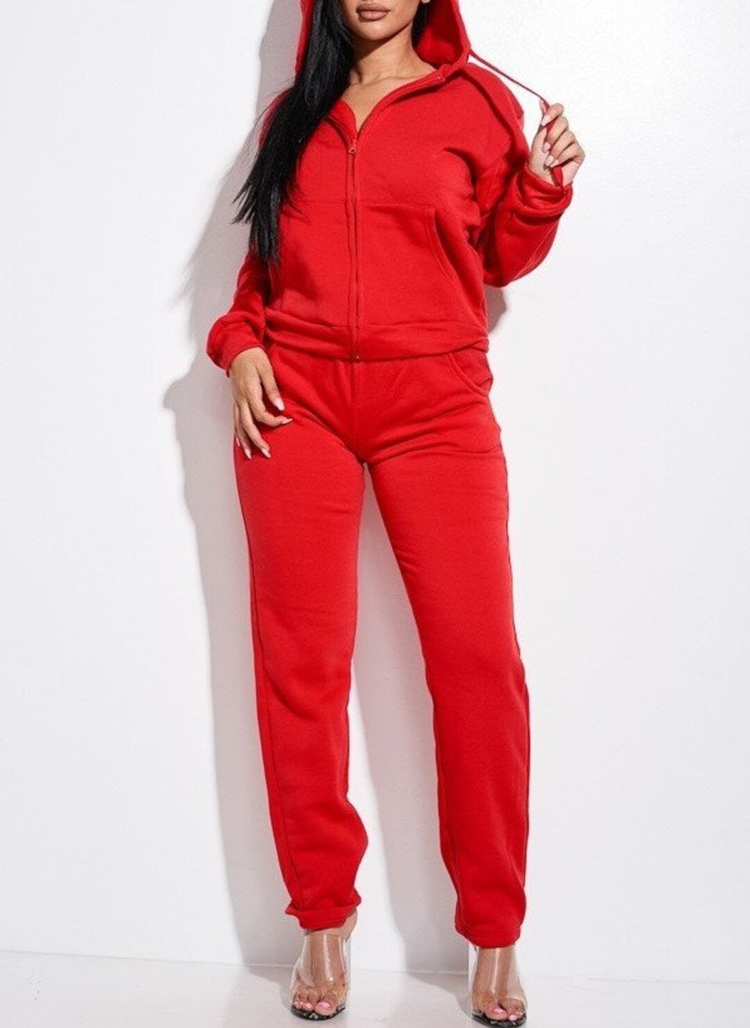 Solid French Terry Sweat Suit Etsy