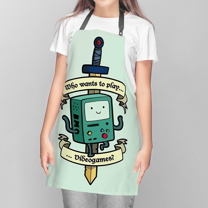 Ideas Gifts for Mom Gifts for Her Who Wants To Play Video Games Cute Apron Baking Apron Cooking Apron