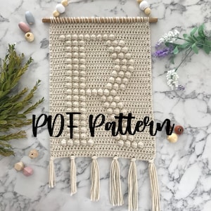 PATTERN | "R" Crochet Wall Hanging