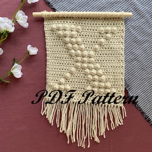 PATTERN | lowercase &quot;x&quot; Crochet Wall Hanging