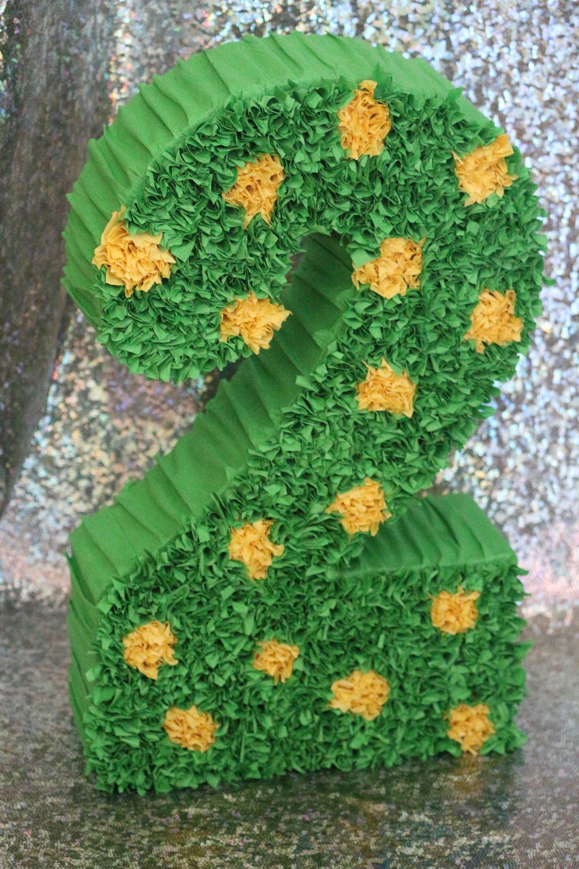 Birthday pinata Number two pinata Centerpiece number two Etsy