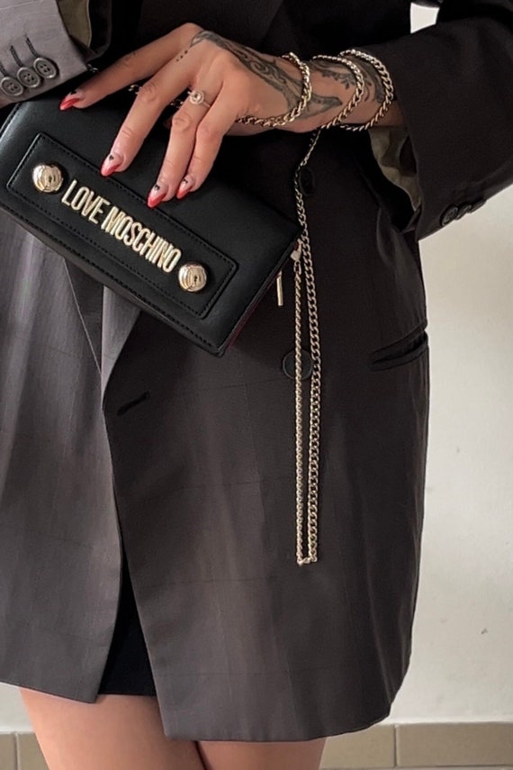 Love Moschino women crossbody bags black: Handbags: Amazon.com