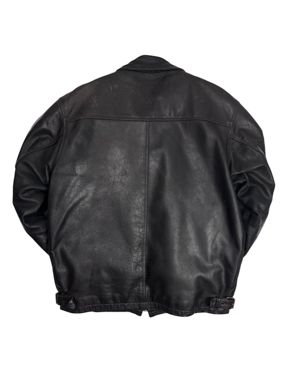 Motomod Professional Men's Vintage Motorcycle Leather Jacket | 80s