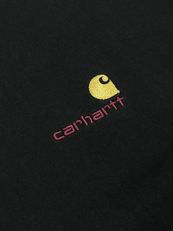 Vintage Carhartt Tee in Black| Solid Black T-Shir… - image 3