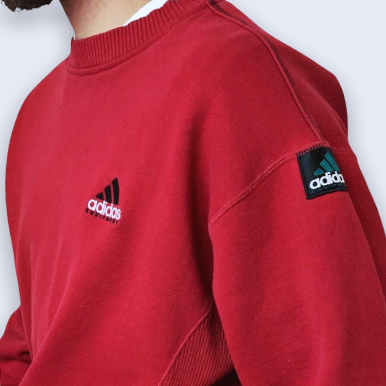 Adidas 90s Vintage Maroon Sweatshirt 