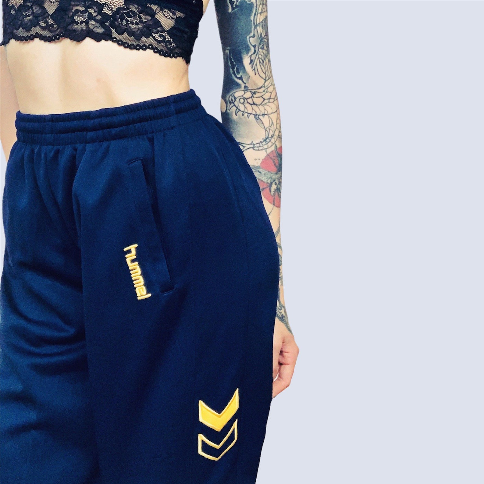 HUMMEL Unisex Jogging Vintage Retro Track Pants Sports | Etsy