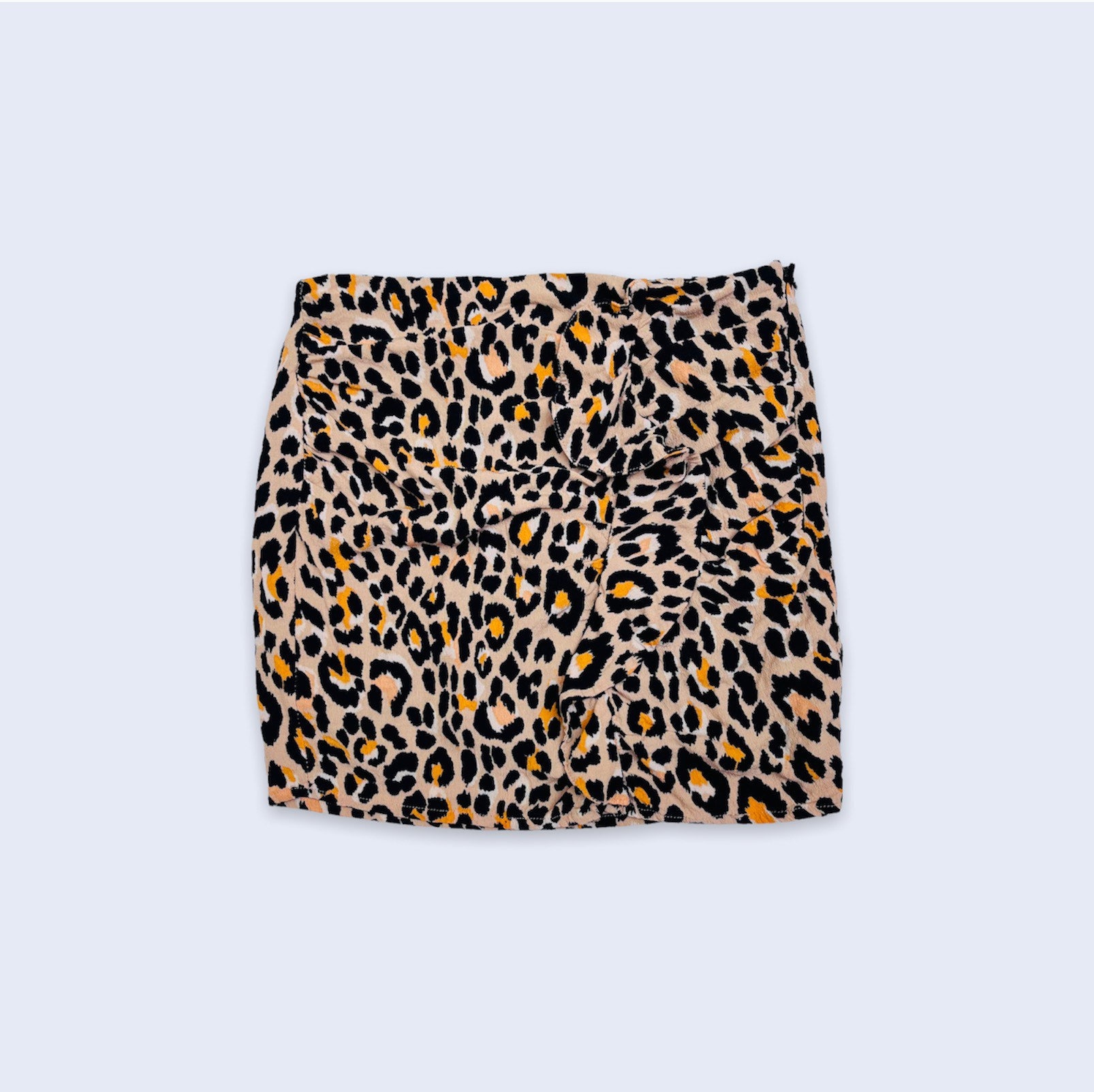 TOPSHOP neon yellow leopard print skirt 🐆 gorgeous... - Depop