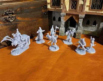 Minifiguras de encuentro con drow