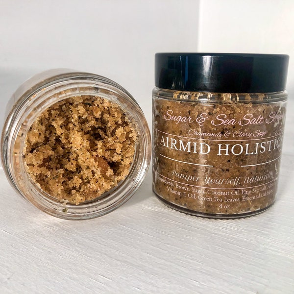 Sea Salt Hand Scrub Etsy