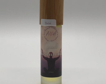 Grounding Essential Oils, Meditation Roller, Yoga Roller, Aromatherapy Roller Bottle, Essential Oil Roller, Natural Remedy Gift Ideas