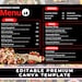Food Menu, Menu Template, TV Menu Board, TV Menu Template, Food Menu ...