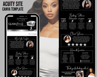 Acuity Scheduling Template, Acuity Schedule Books, Acuity Designs, Acuity Book, Acuity Website Hair Stylist, Hairstylist Acuity Website