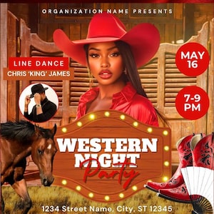 Boots on the Ground Party, Western Party Flyer: Cowgirl Birthday, Line Dance, Duke and Boots, Boots on the Ground Birthday, Party Invite