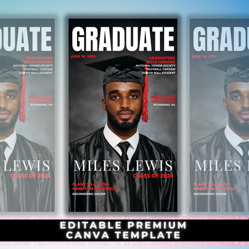 Graduation Magazine Template Graduation Magazine Cover Graduation Graduation Magazine Template Graduation Magazine Cover Graduation